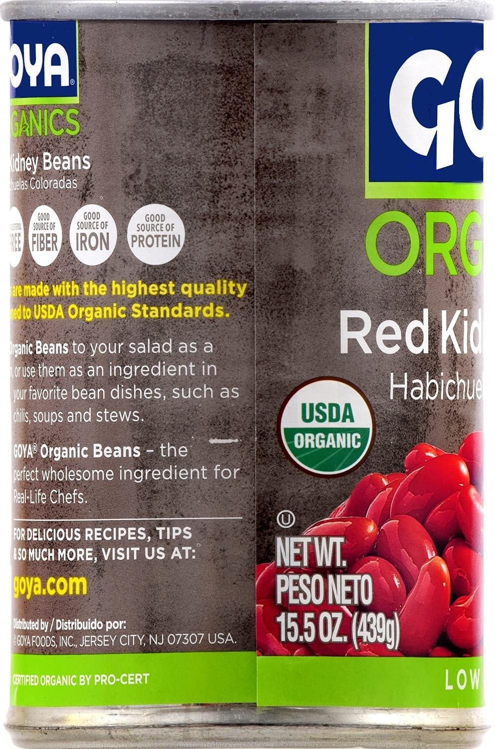 image:imageGoya Foods Organic Red Kidney Beans 155 Ounce Pack of 24red kidney beans