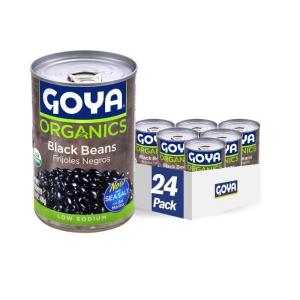 image:imageGoya Foods Organic Black Beans 155 Ounce Pack of 24Black Beans