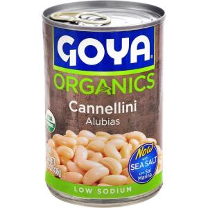 image:imageGoya Foods Organic Cannellini Beans 155 Ounce Pack of 24155 Ounce Pack of 1
