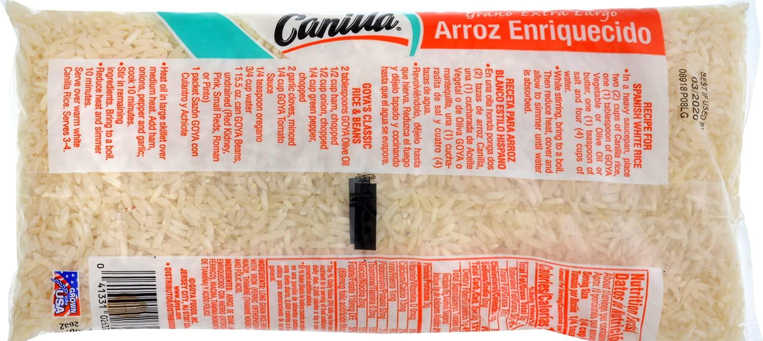 image:imageGoya Canilla Extra Long Grain White Rice 5 Pound1 Pound Pack of 30