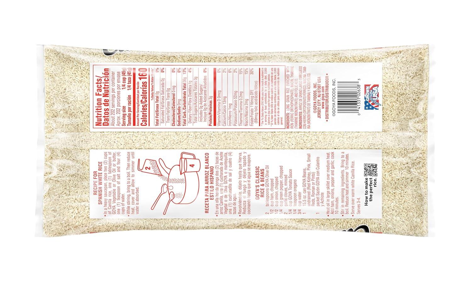 image:imageGoya Canilla Extra Long Grain White Rice 5 Pound20 Pound Pack of 1