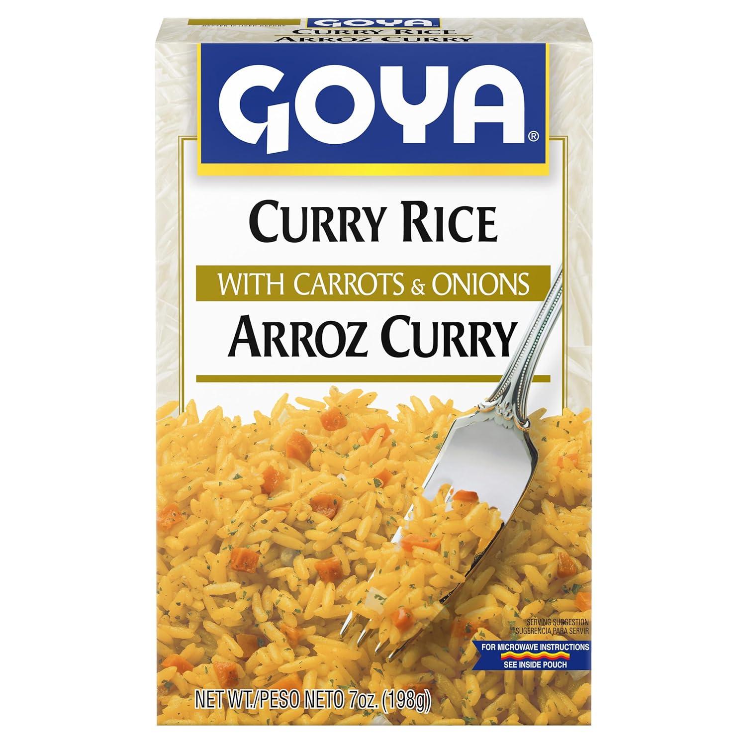 image:imageGoya Foods Curry Seasoned Rice Mix 7 Ounce Pack of 12