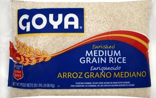 image:imageGoya Foods Enriched Medium Grain Rice 1 Pound Pack of 30 16Ounce20 Pound Pack of 1