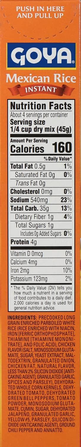 image:imageGoya Foods Instant Mexican Rice Chicken Flavor 6 Ounce Pack of 24