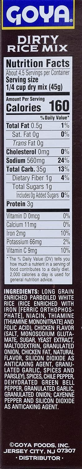 image:imageGoya Foods Louisiana Style Dirty Rice Mix 7 Ounce Pack of 12