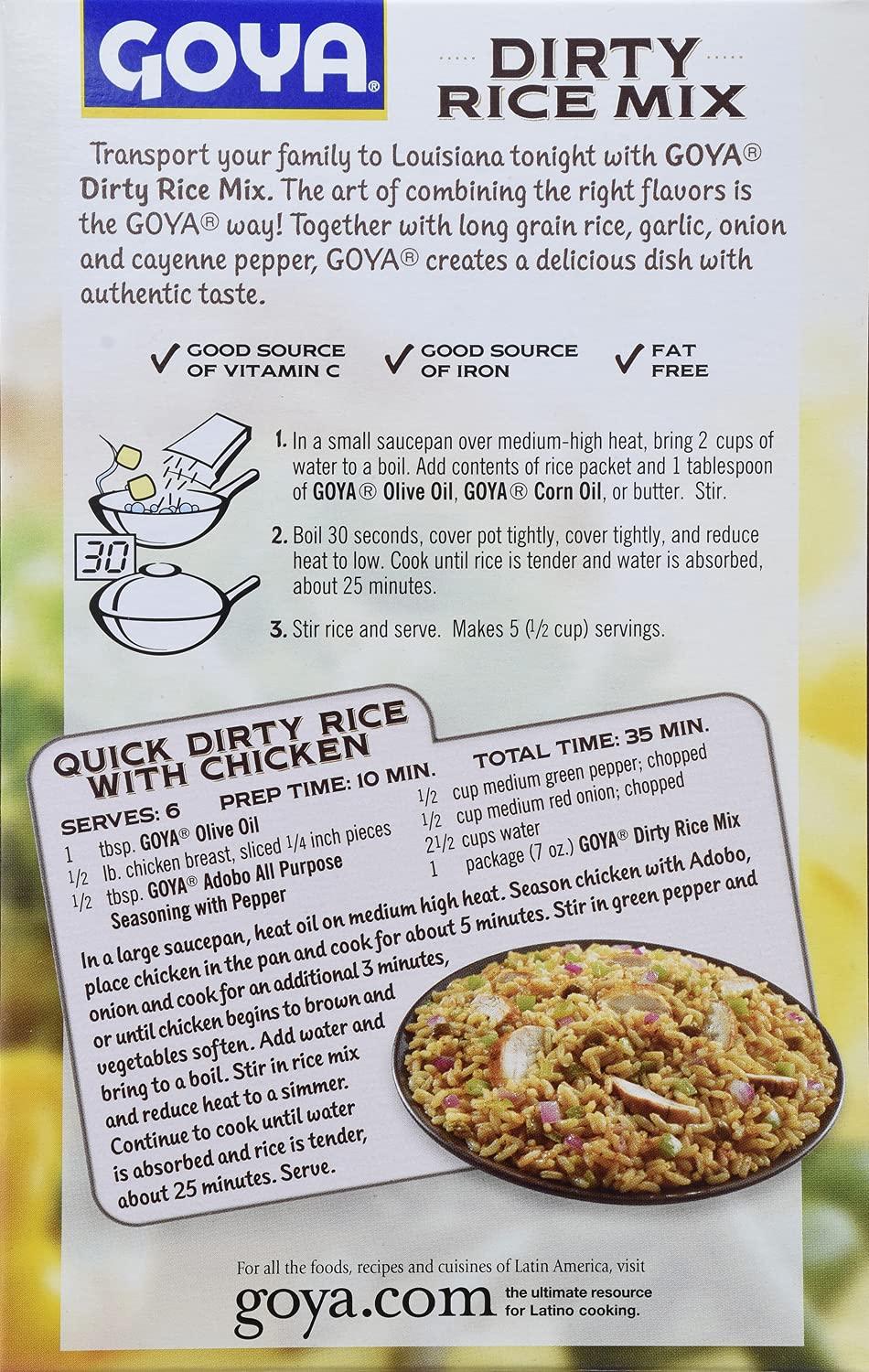 image:imageGoya Foods Louisiana Style Dirty Rice Mix 7 Ounce Pack of 12