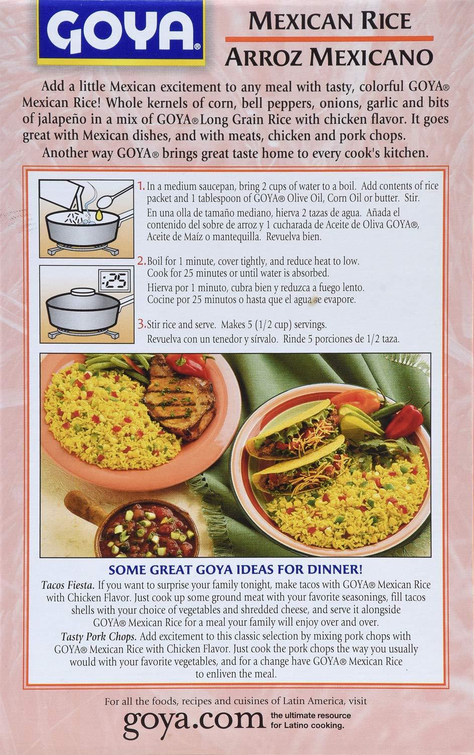 image:imageGoya Foods Mexican Rice Mix Chicken Flavor 7 Ounce Pack of 12Garlic