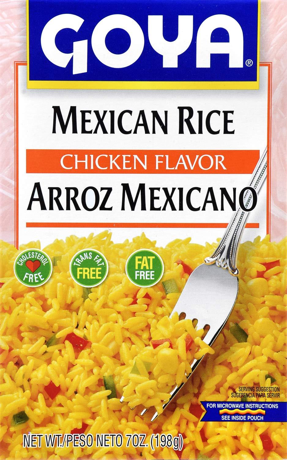 image:imageGoya Foods Mexican Rice Mix Chicken Flavor 7 Ounce Pack of 12Pepper Garlic Onion