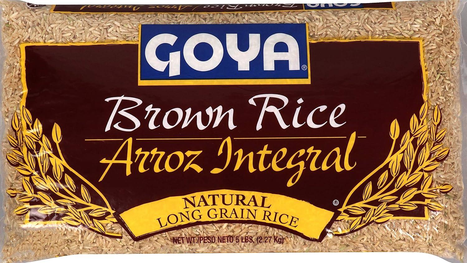 image:imageGoya Foods Natural Long Grain Brown Rice 5 Pound Pack of 85 Pound