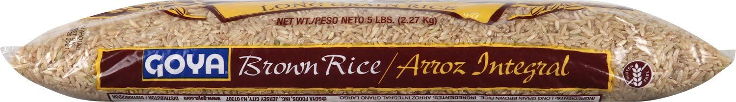 image:imageGoya Foods Natural Long Grain Brown Rice 5 Pound Pack of 85 Pound