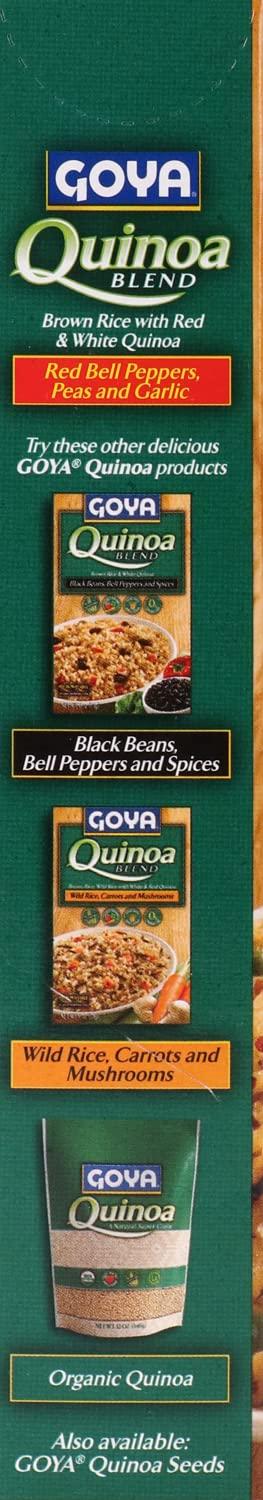 image:imageGoya Foods Quinoa Blend with Red Bell Peppers Peas and Garlic 6 Ounce
