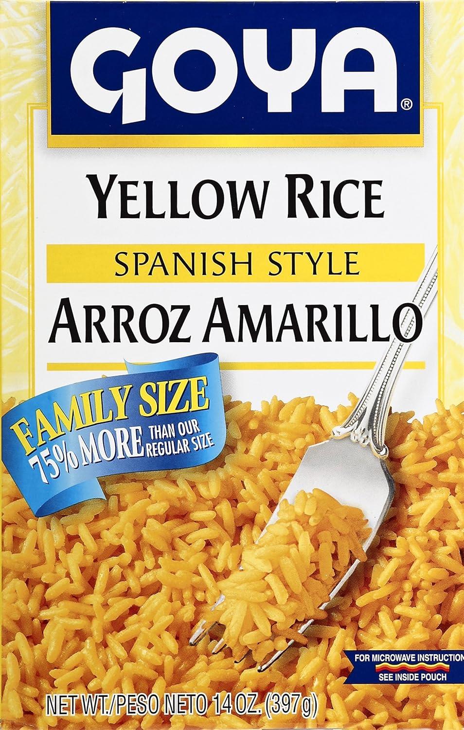 image:imageGoya Foods Yellow Rice and Corn Mix 8Ounce Pack of 24Garlic