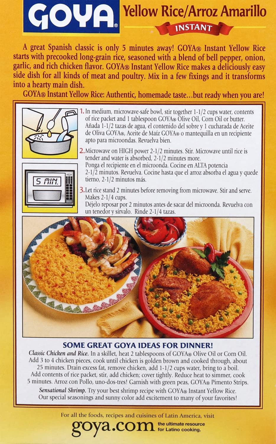 image:imageGoya Foods Yellow Rice and Corn Mix 8Ounce Pack of 24Garlic