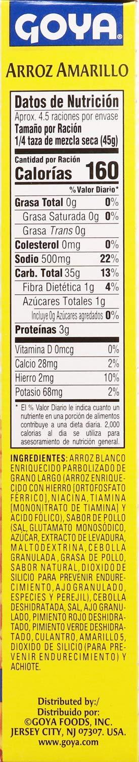 image:imageGoya Foods Yellow Rice and Corn Mix 8Ounce Pack of 24Onion