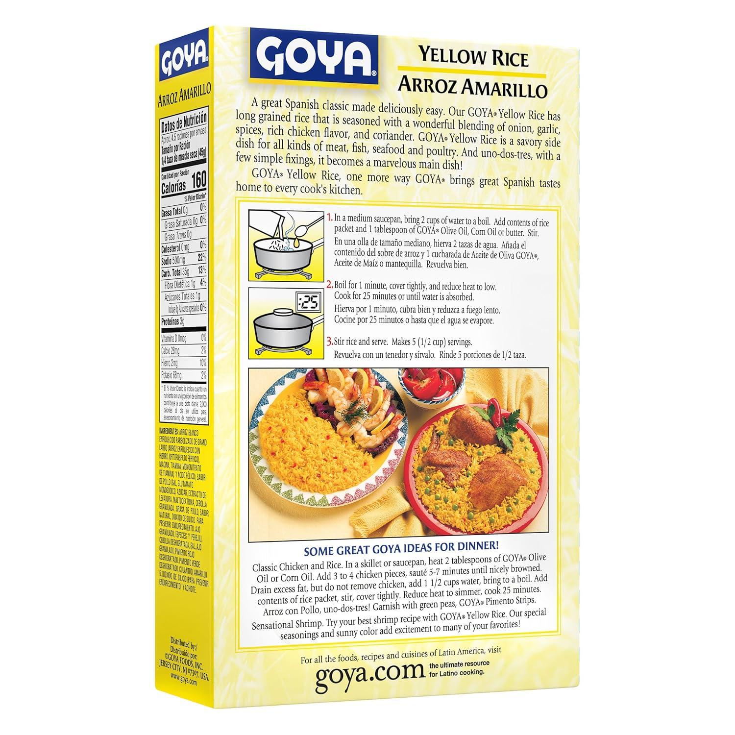 image:imageGoya Foods Yellow Rice and Corn Mix 8Ounce Pack of 24Onion