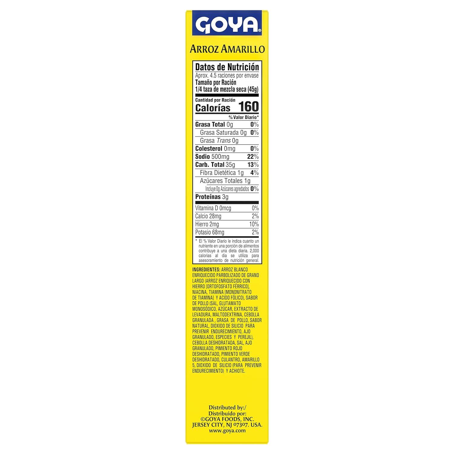 image:imageGoya Foods Yellow Rice and Corn Mix 8Ounce Pack of 24Onion
