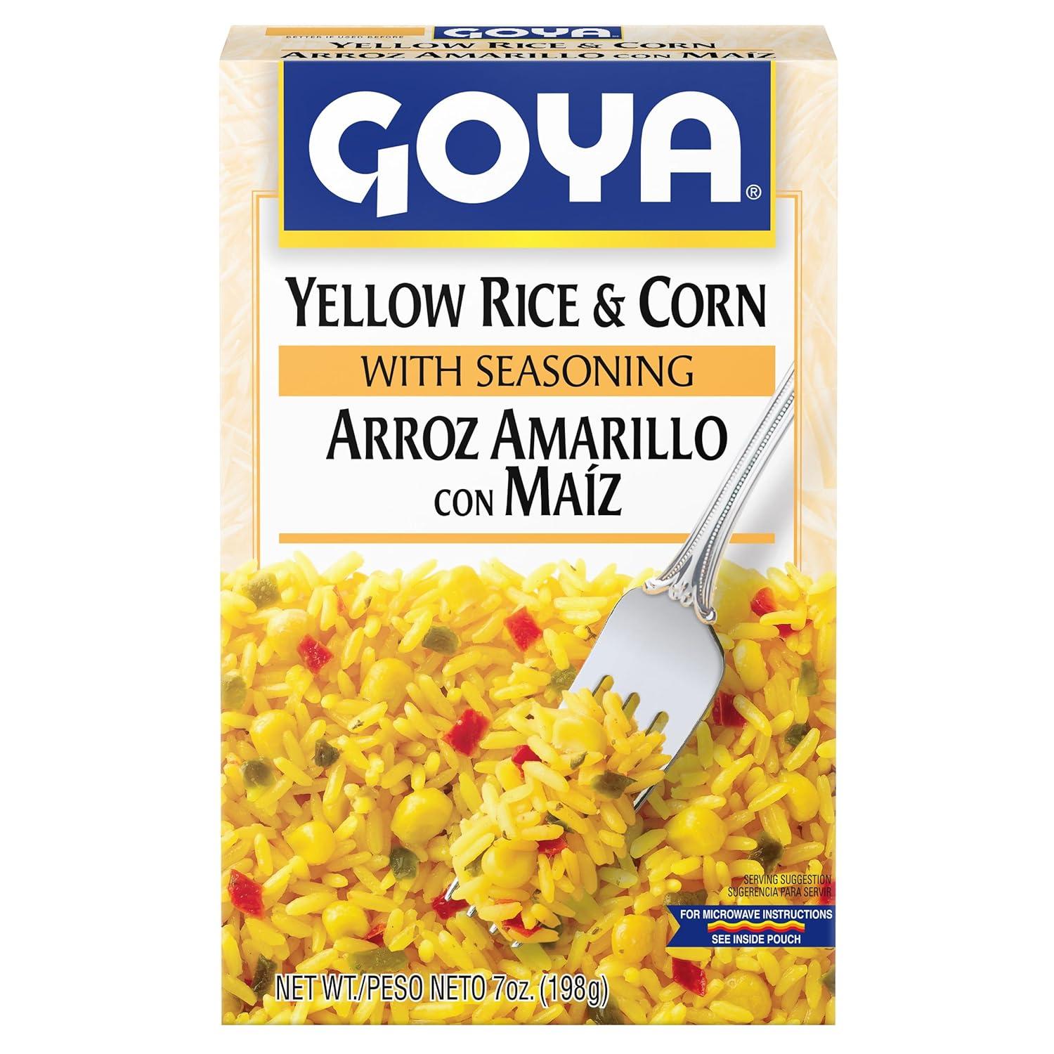 image:imageGoya Foods Yellow Rice and Corn Mix 8Ounce Pack of 24Rice Corn