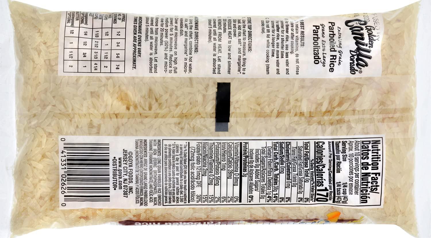 image:imageGoya Golden Canilla Long Grain Parboiled Rice 10 Pound1 Pound Pack of 30