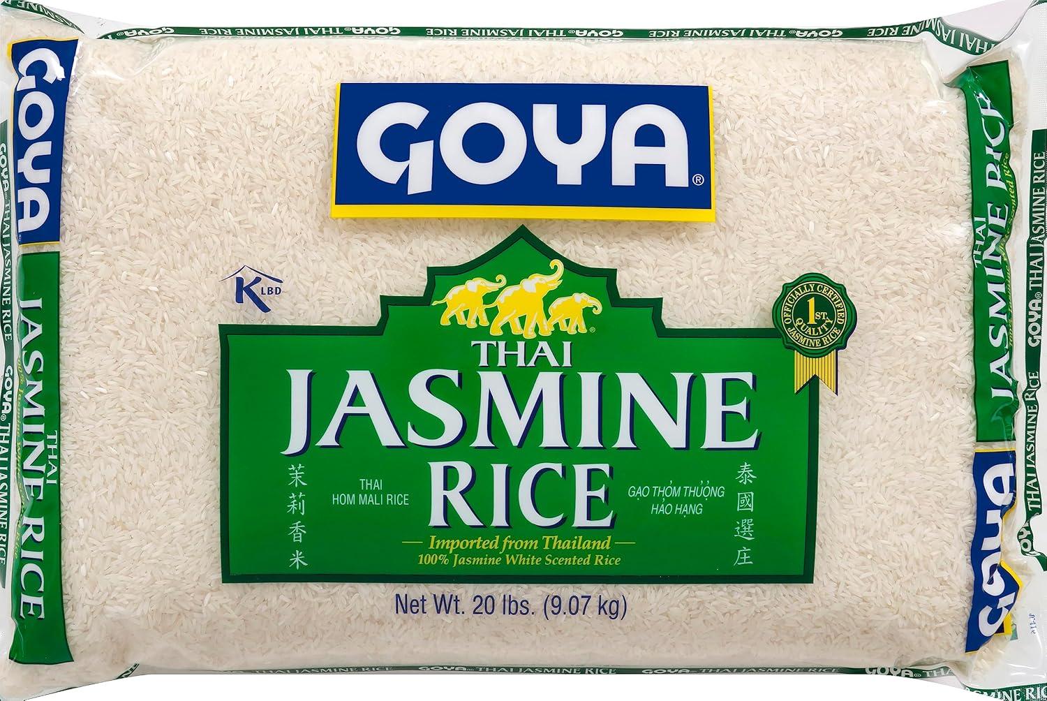 image:imageGoya Organic Thai Jasmine Rice Fat Free Sodium Free Vegan Kosher Friendly 32 OuncePack of 2020 Pound Pack of 2