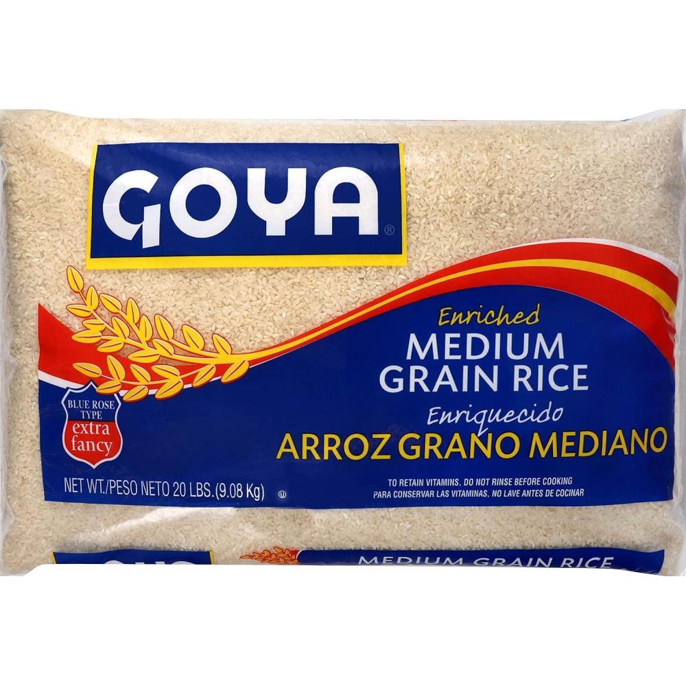 image:imageGoya Foods Enriched Medium Grain Rice 1 Pound Pack of 30 16Ounce20 Pound Pack of 1