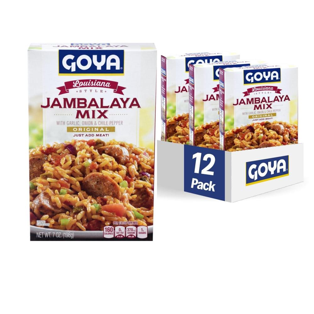 image:imageGoya Foods Louisiana Style Jambalaya Rice Mix 7 Ounce Pack of 12