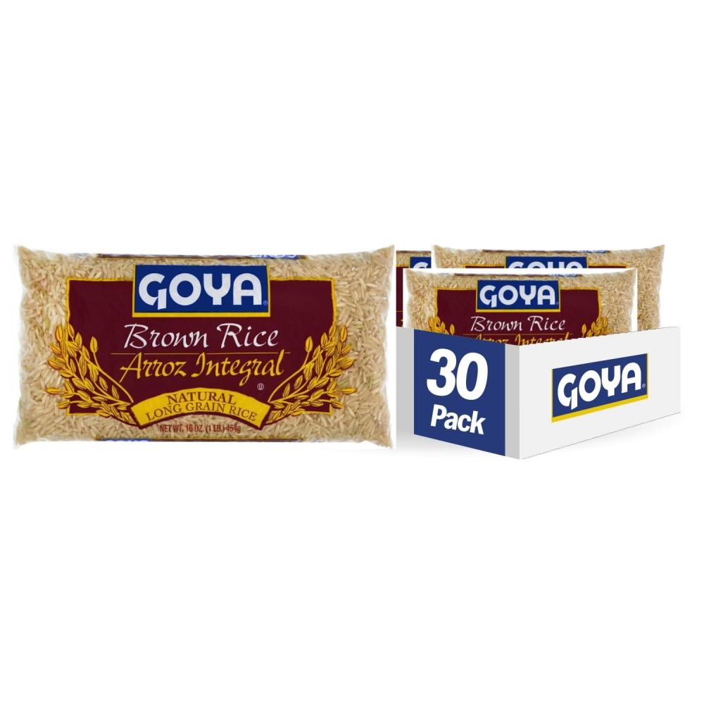 image:imageGoya Foods Natural Long Grain Brown Rice 5 Pound Pack of 81 Pound Pack of 30