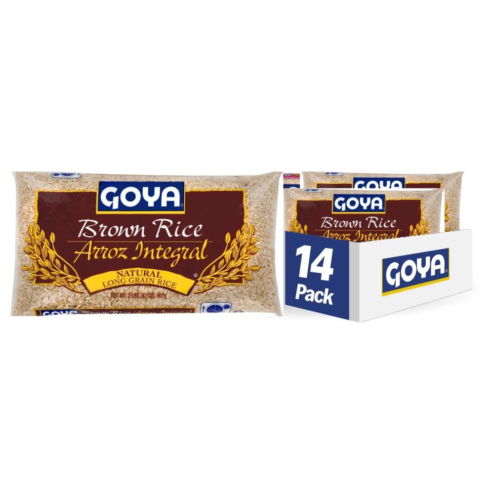 image:imageGoya Foods Natural Long Grain Brown Rice 5 Pound Pack of 82 Pound Pack of 14