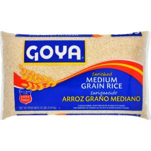 image:imageGoya Foods Enriched Medium Grain Rice 1 Pound Pack of 30 16Ounce10 Pound Pack of 1