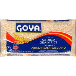image:imageGoya Foods Enriched Medium Grain Rice 1 Pound Pack of 30 16Ounce3 Pound Pack of 20