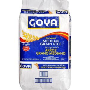 image:imageGoya Foods Enriched Medium Grain Rice 20 Pound Pack of 1