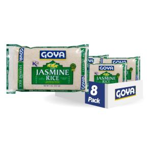 image:imageGoya Organic Thai Jasmine Rice Fat Free Sodium Free Vegan Kosher Friendly 32 OuncePack of 205 Pound Pack of 8
