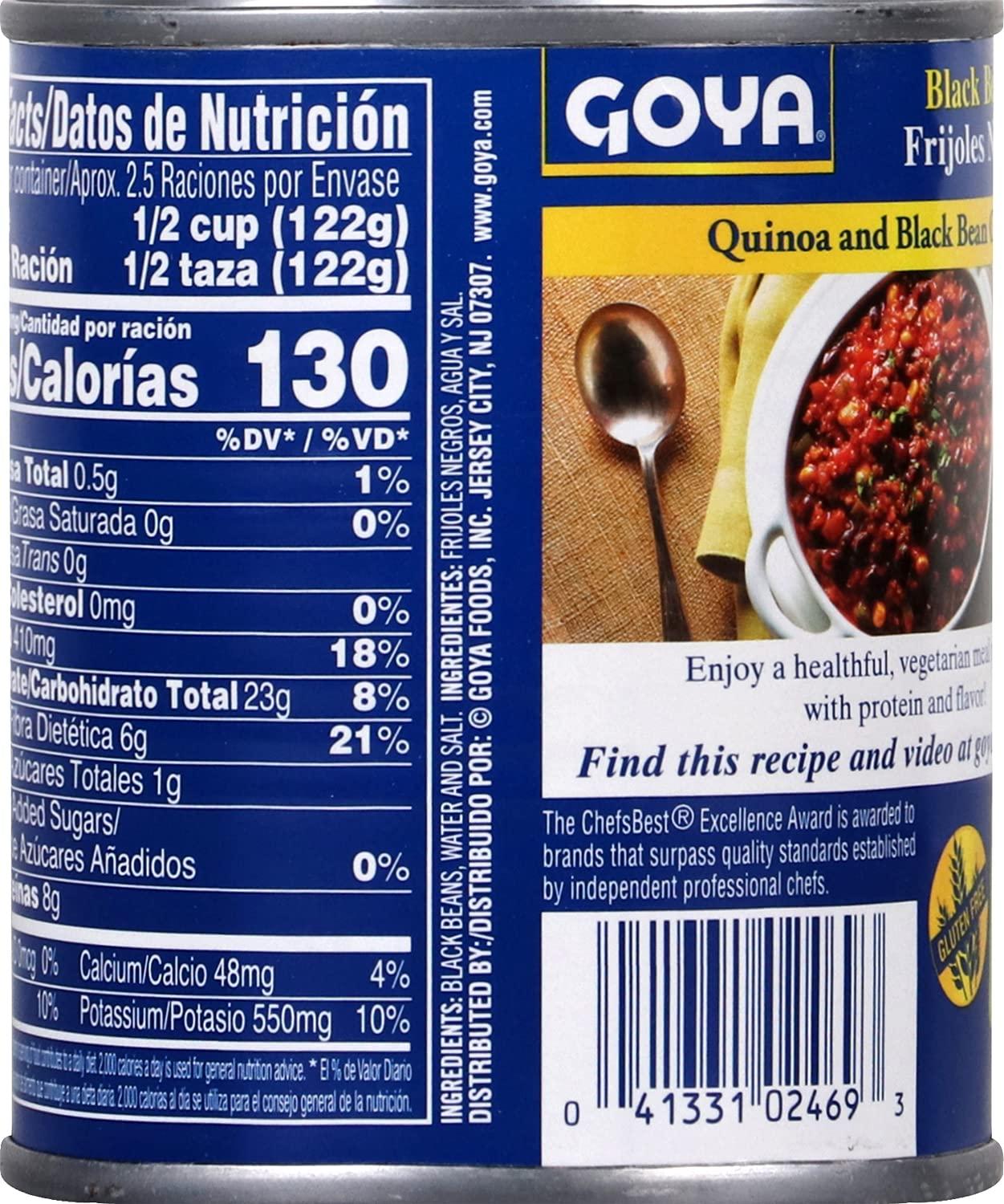 image:imageGoya Foods Black Beans 155 Ounce Pack of 8105 Ounce Pack of 24