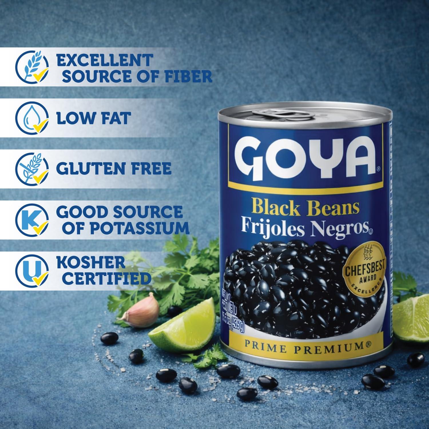 image:imageGoya Foods Black Beans 155 Ounce Pack of 8110 Ounce Pack of 6