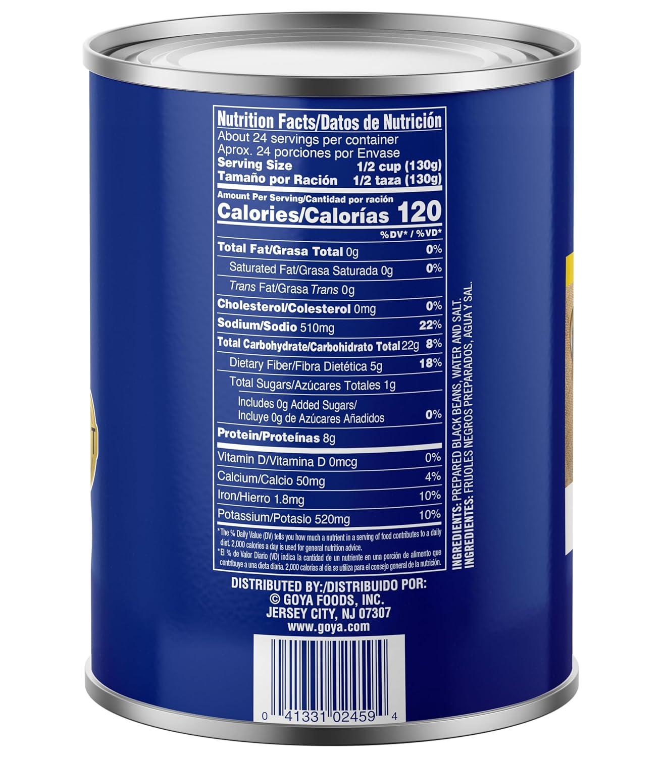 image:imageGoya Foods Black Beans 155 Ounce Pack of 8110 Ounce Pack of 6