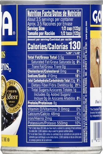 image:imageGoya Foods Black Beans 155 Ounce Pack of 8155 Ounce Pack of 1