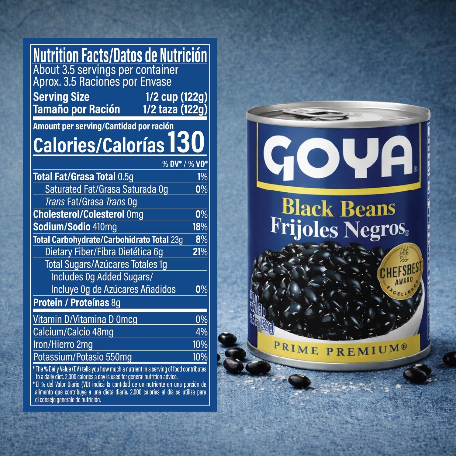 image:imageGoya Foods Black Beans 155 Ounce Pack of 8155 Ounce Pack of 24