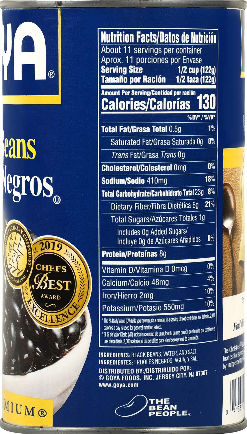image:imageGoya Foods Black Beans 155 Ounce Pack of 846 Ounce Pack of 12
