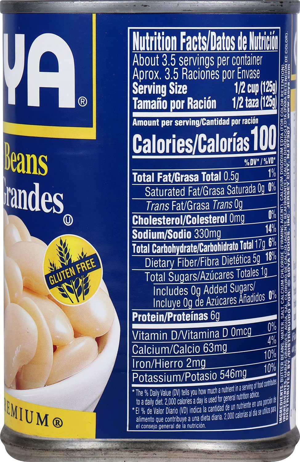 image:imageGoya Foods Butter Beans 155 Ounce Pack of 24155 Ounce Pack of 24