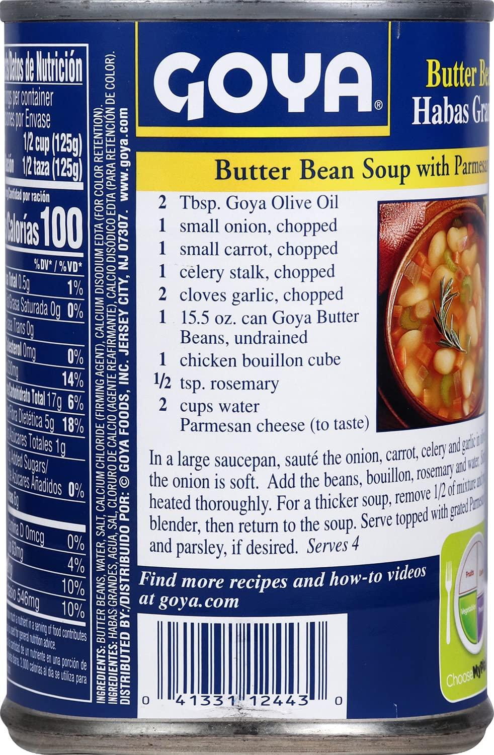 image:imageGoya Foods Butter Beans 155 Ounce Pack of 24155 Ounce Pack of 24