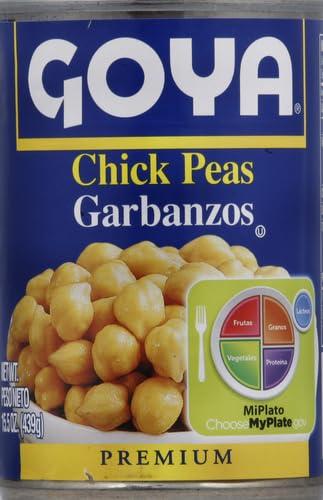 image:imageGoya Foods Chick Peas Garbanzo Beans 155 Ounce Pack of 8155 Ounce Pack of 1