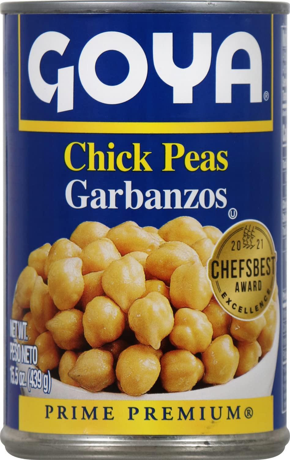 image:imageGoya Foods Chick Peas Garbanzo Beans 155 Ounce Pack of 8155 Ounce Pack of 24