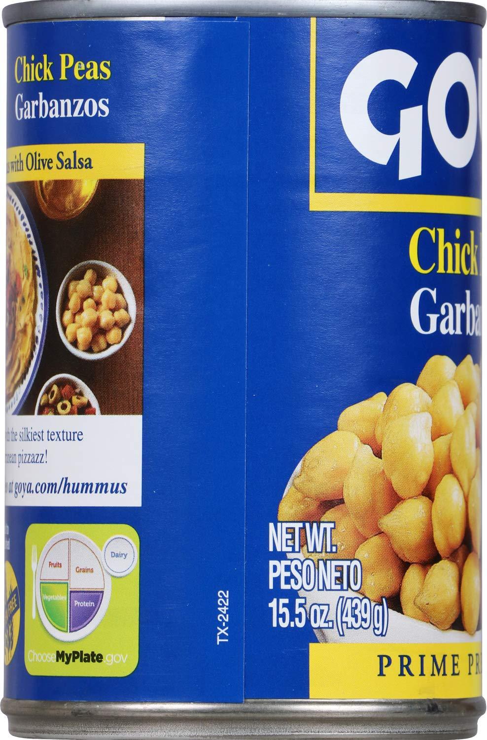 image:imageGoya Foods Chick Peas Garbanzo Beans 155 Ounce Pack of 8155 Ounce Pack of 24