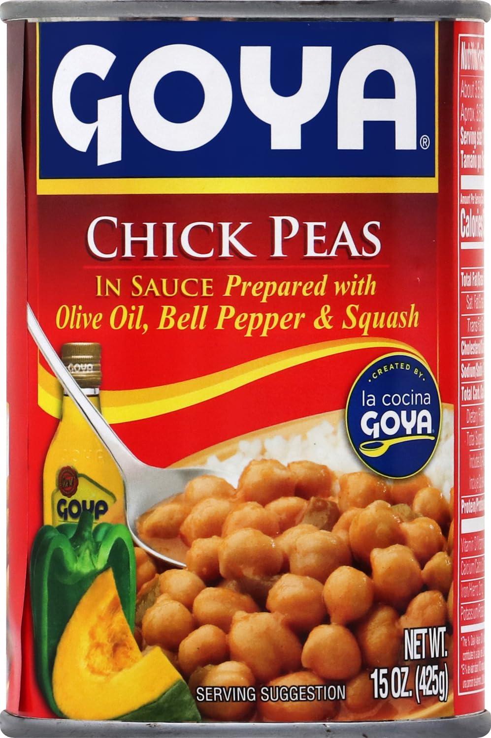 image:imageGoya Foods Chick Peas in Sauce Guisadas 15Ounce Pack of 24