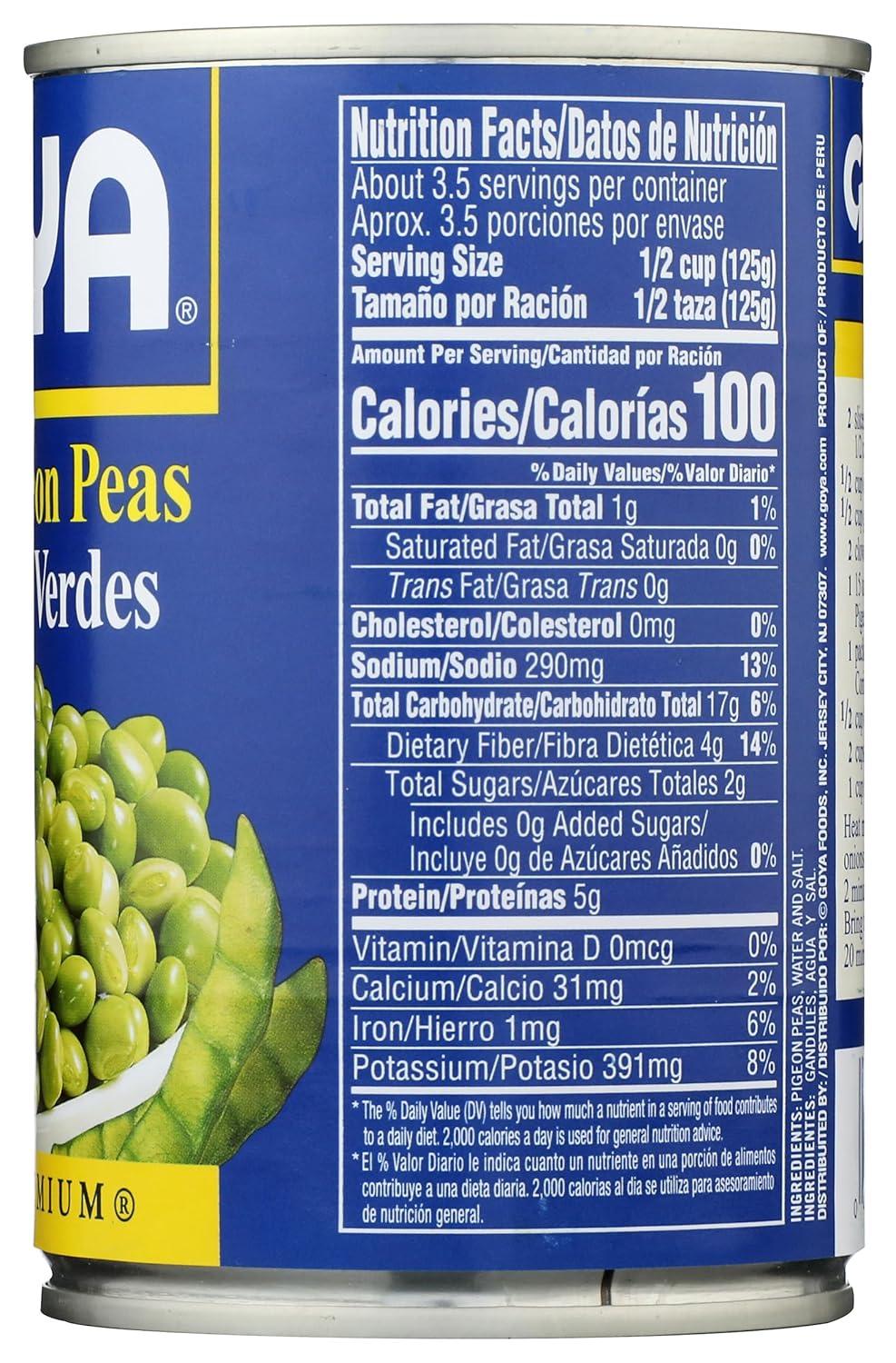 image:imageGoya Foods Green Pigeon Peas Gandules 29 Ounce Pack of 1215 Ounce Pack of 1