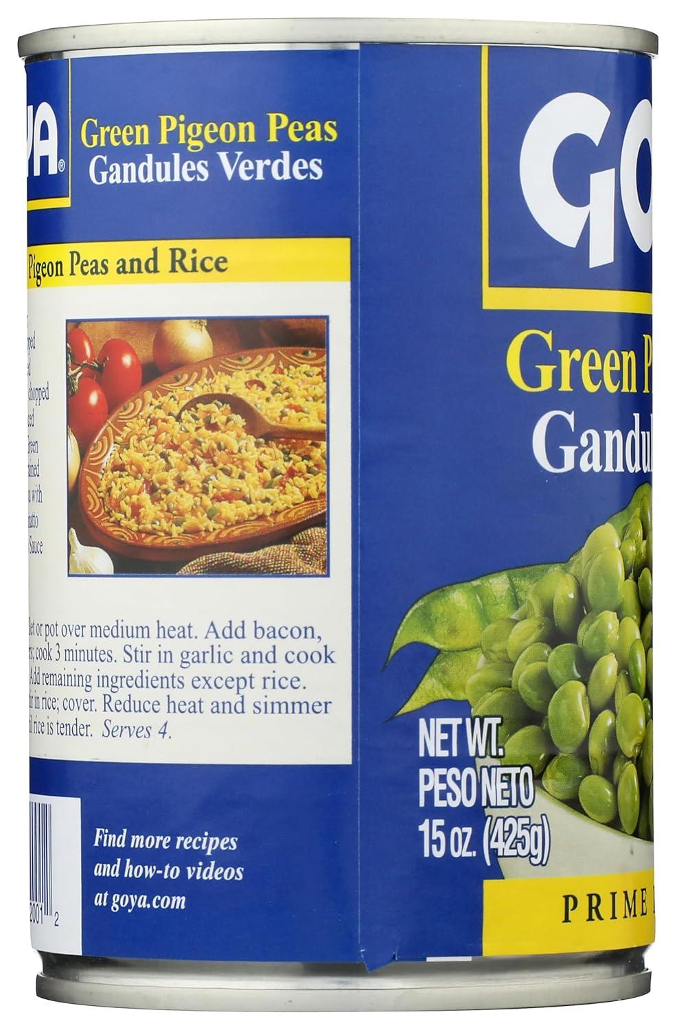 image:imageGoya Foods Green Pigeon Peas Gandules 29 Ounce Pack of 1215 Ounce Pack of 1