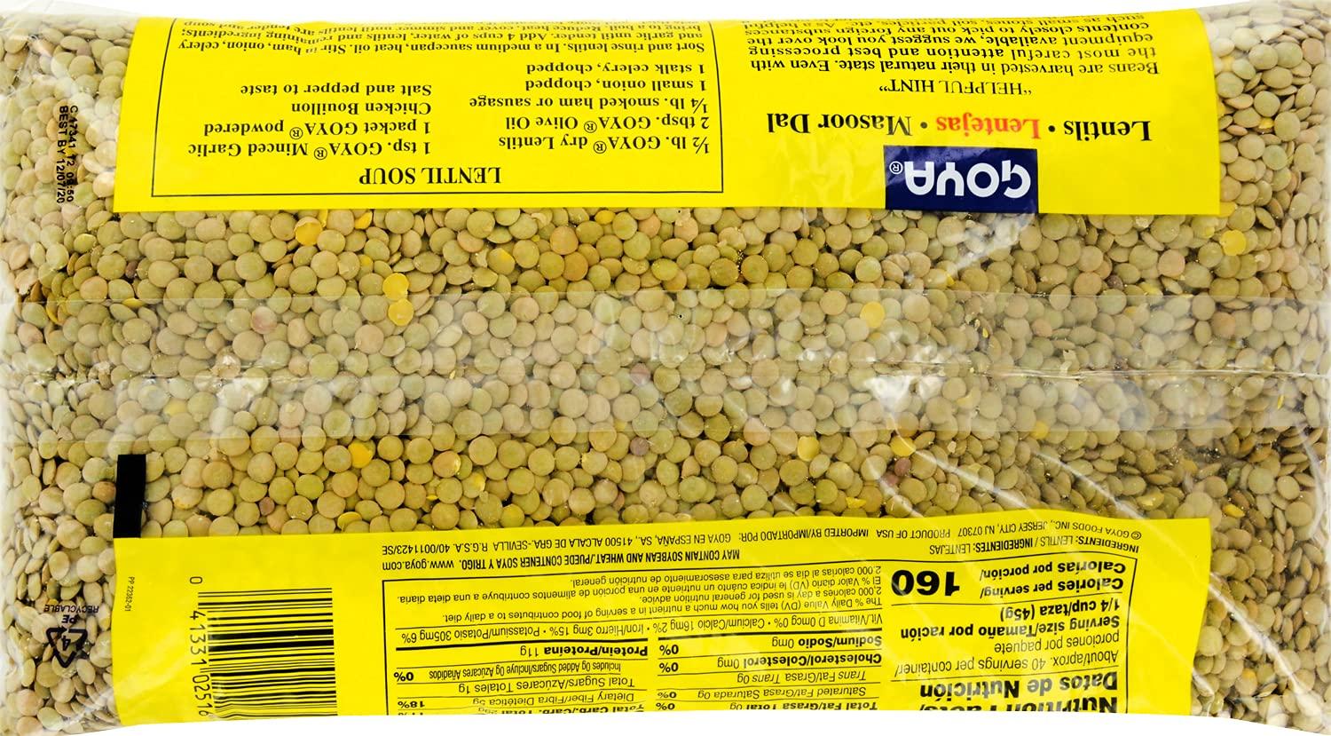 image:imageGoya Foods Lentils Dry 16 Ounce Pack of 244 Pound Pack of 6