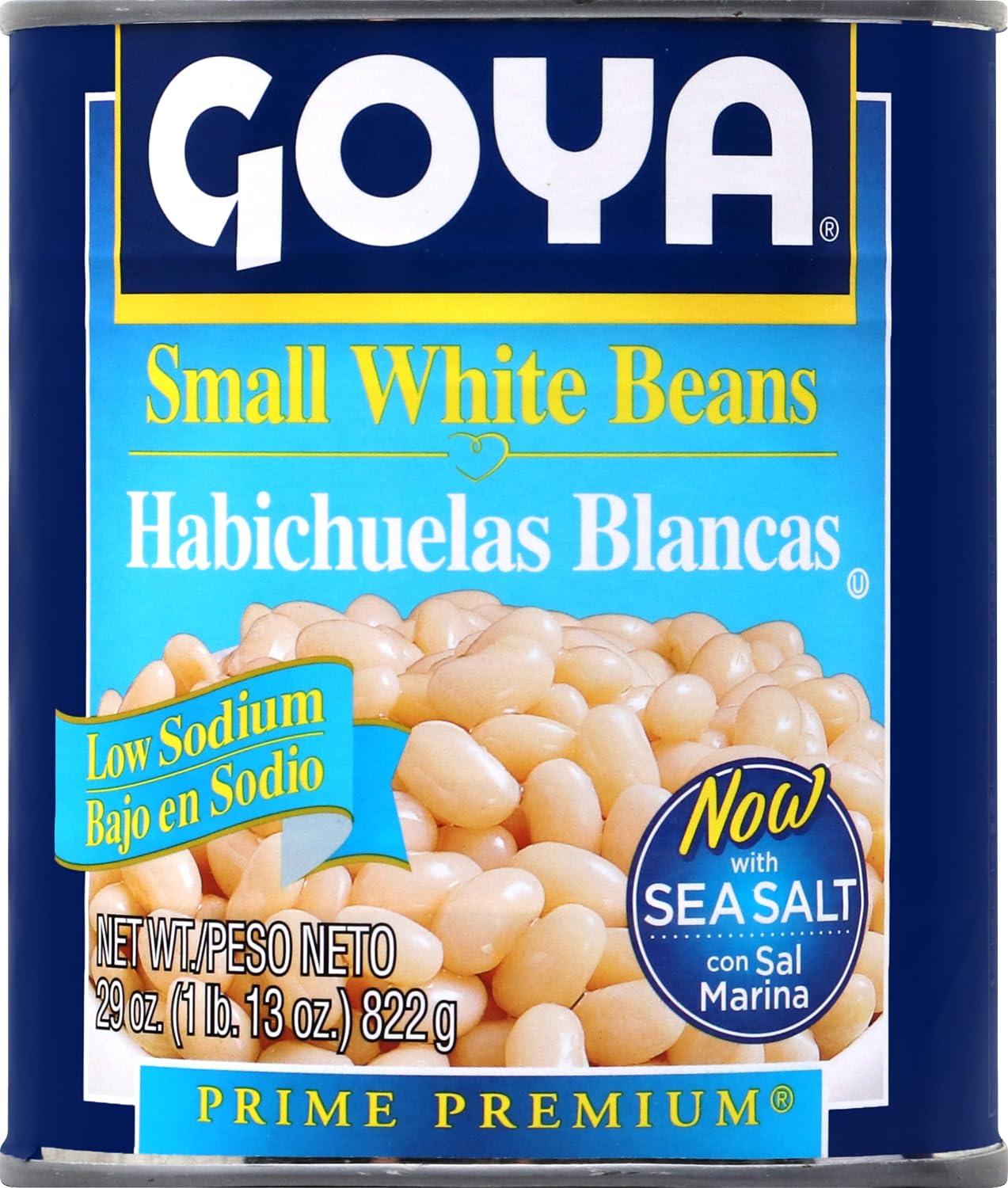 image:imageGoya Foods Low Sodium Small White Beans 155 Ounce Pack of 2429 Ounce