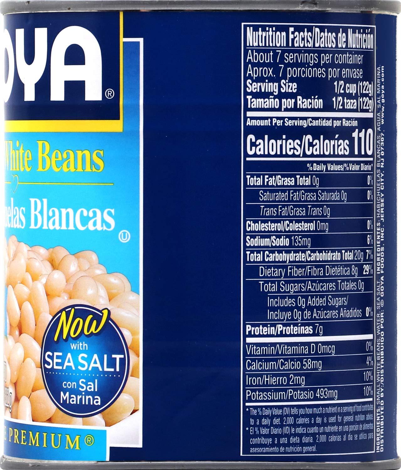 image:imageGoya Foods Low Sodium Small White Beans 155 Ounce Pack of 2429 Ounce