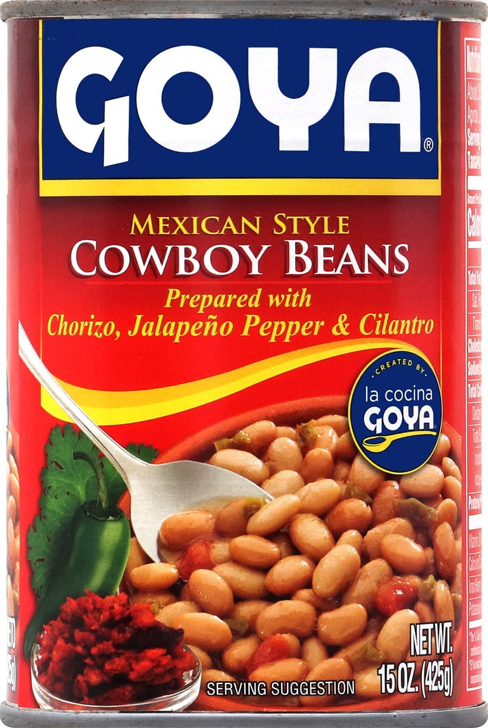 image:imageGoya Foods Mexican Style Cowboy Beans in Sauce 15 Ounce Pack of 24