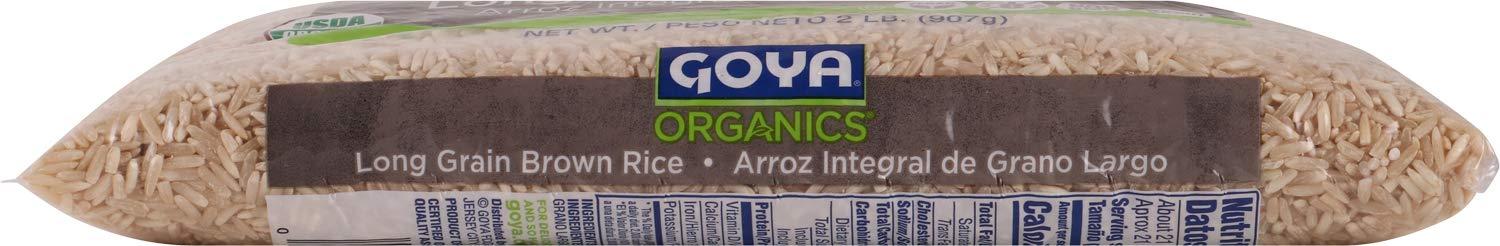 image:imageGoya Foods Organic Long Grain Brown Rice 2 Pound Pack of 12